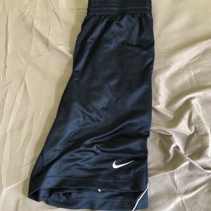 Navy Nike gym shorts